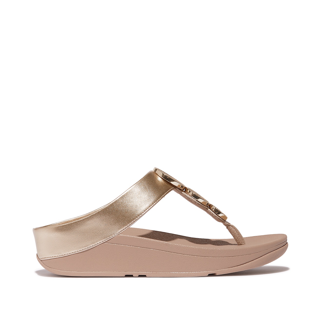Homepage (new) 11 FitFlop Halo Bead-Circle Metallic Toe-Post Sandals