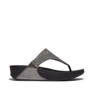 Schoenen voor brede voeten 8 FitFlop Lulu Shimmerlux Toe-Post Sandals