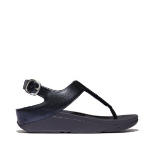FitFlop Fino Crystal-Mix T-Strap Sandals