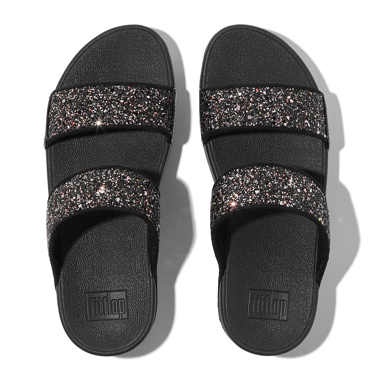 FitFlop Lulu Multi-Tonal Glitter Slides 2 FitFlop Lulu Multi-Tonal Glitter Slides - Afbeelding 2