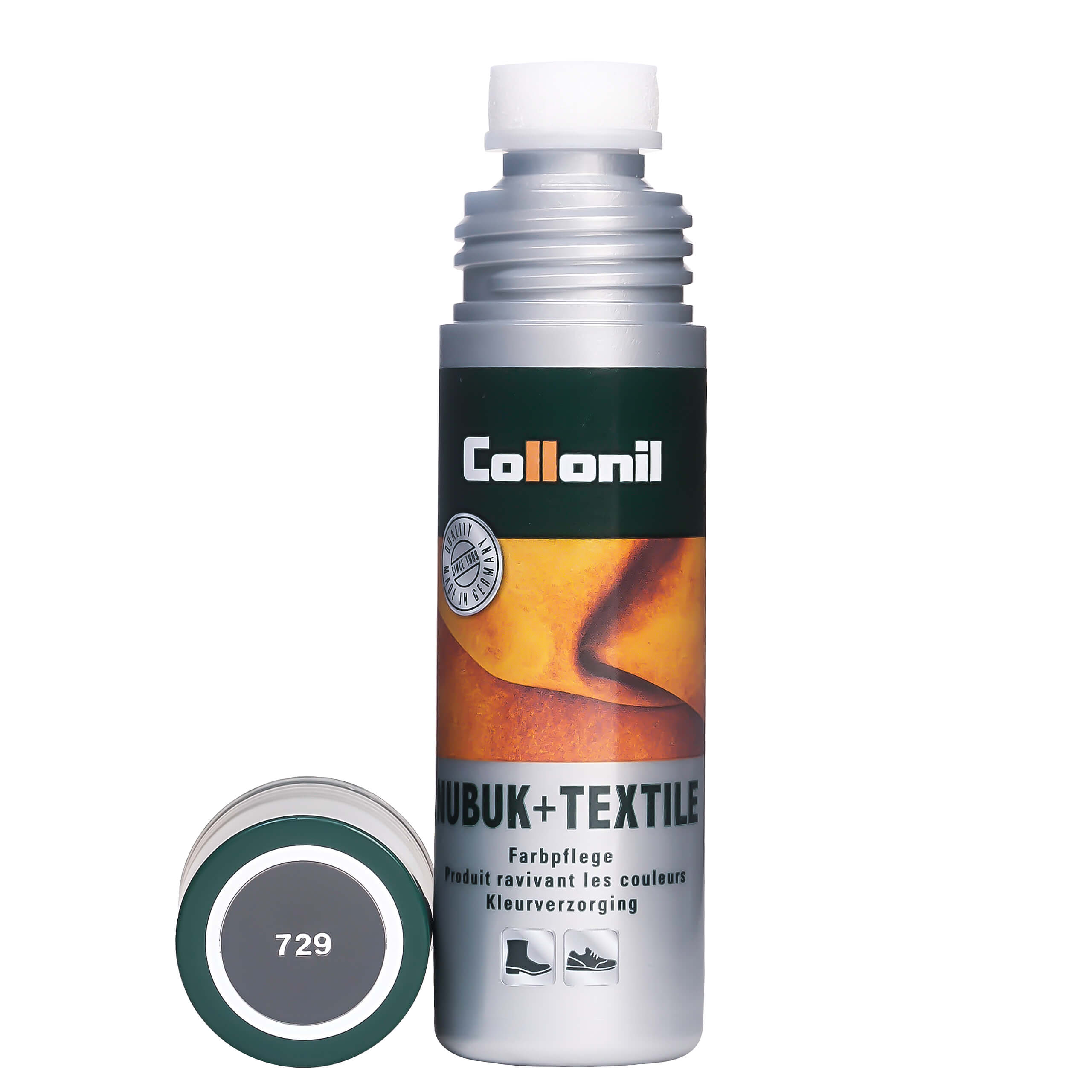 Collonil Nubuk + Textile Donkergrijs 1 Collonil Nubuk + Textile Donkergrijs