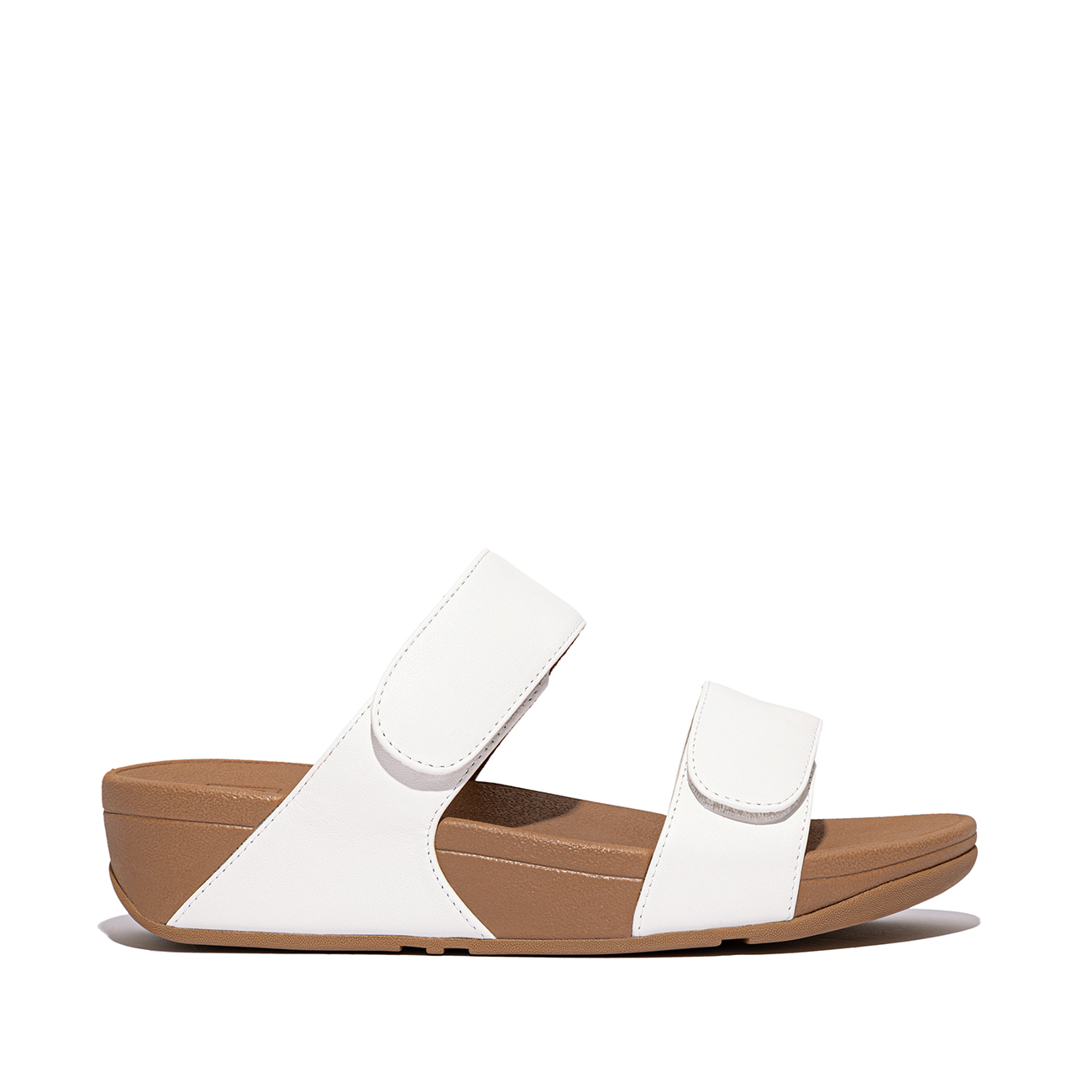 Lulu Adjustable Leather Slides 1 Lulu Adjustable Leather Slides