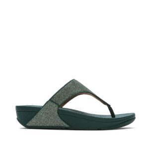 FitFlop Lulu Shimmerglitz Toe-Post Sandals