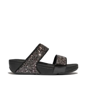 FitFlop Lulu Multi-Tonal Glitter Slides