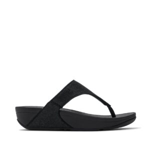 FitFlop Lulu Shimmerglitz Toe-Post Sandals