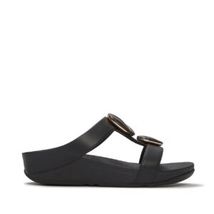 FitFlop Fino Marbled-Stone H-Bar Slides