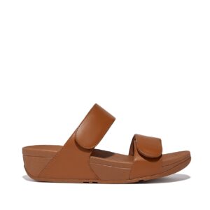 FitFlop Lulu Adjustable Leather Slides