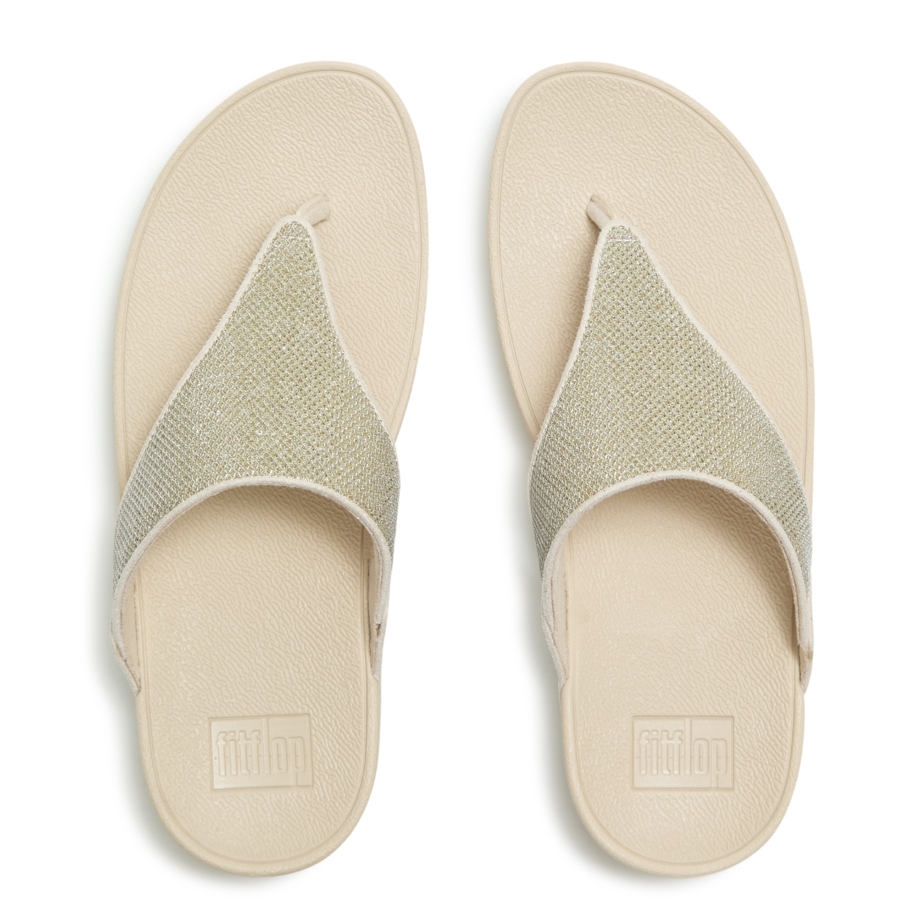FitFlop Lulu Shimmerglitz Toe-Post Sandals 2 FitFlop Lulu Shimmerglitz Toe-Post Sandals - Afbeelding 2