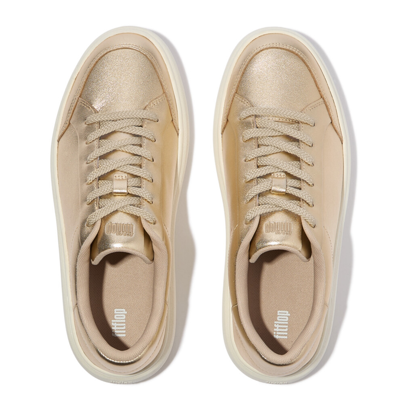 FitFlop Rtg Metallic-Leather Sneakers 2 FitFlop Rtg Metallic-Leather Sneakers - Afbeelding 2