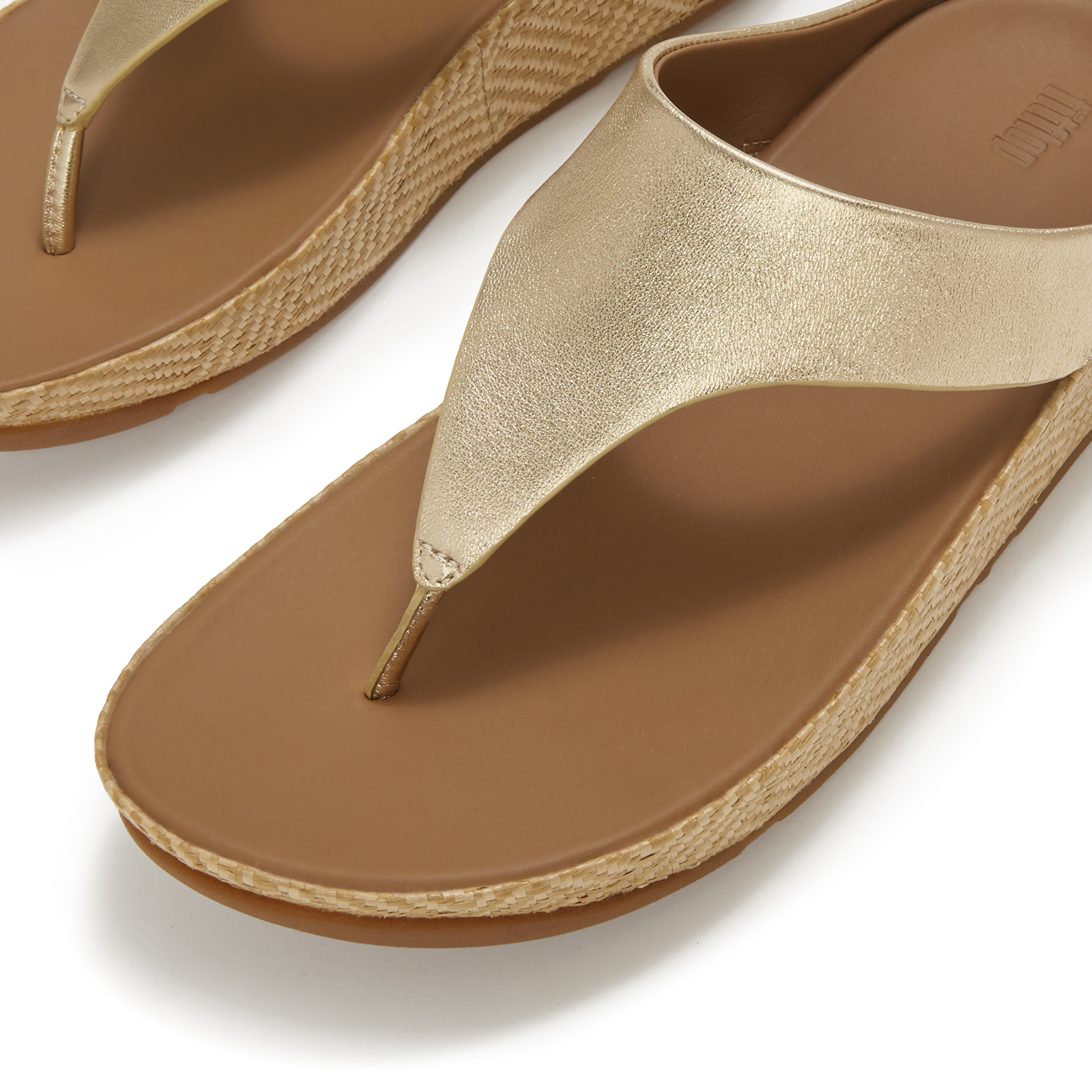 FitFlop Lulu Lux Graphic-Weave Leather Toe-Post Sandals 3 FitFlop Lulu Lux Graphic-Weave Leather Toe-Post Sandals - Afbeelding 3
