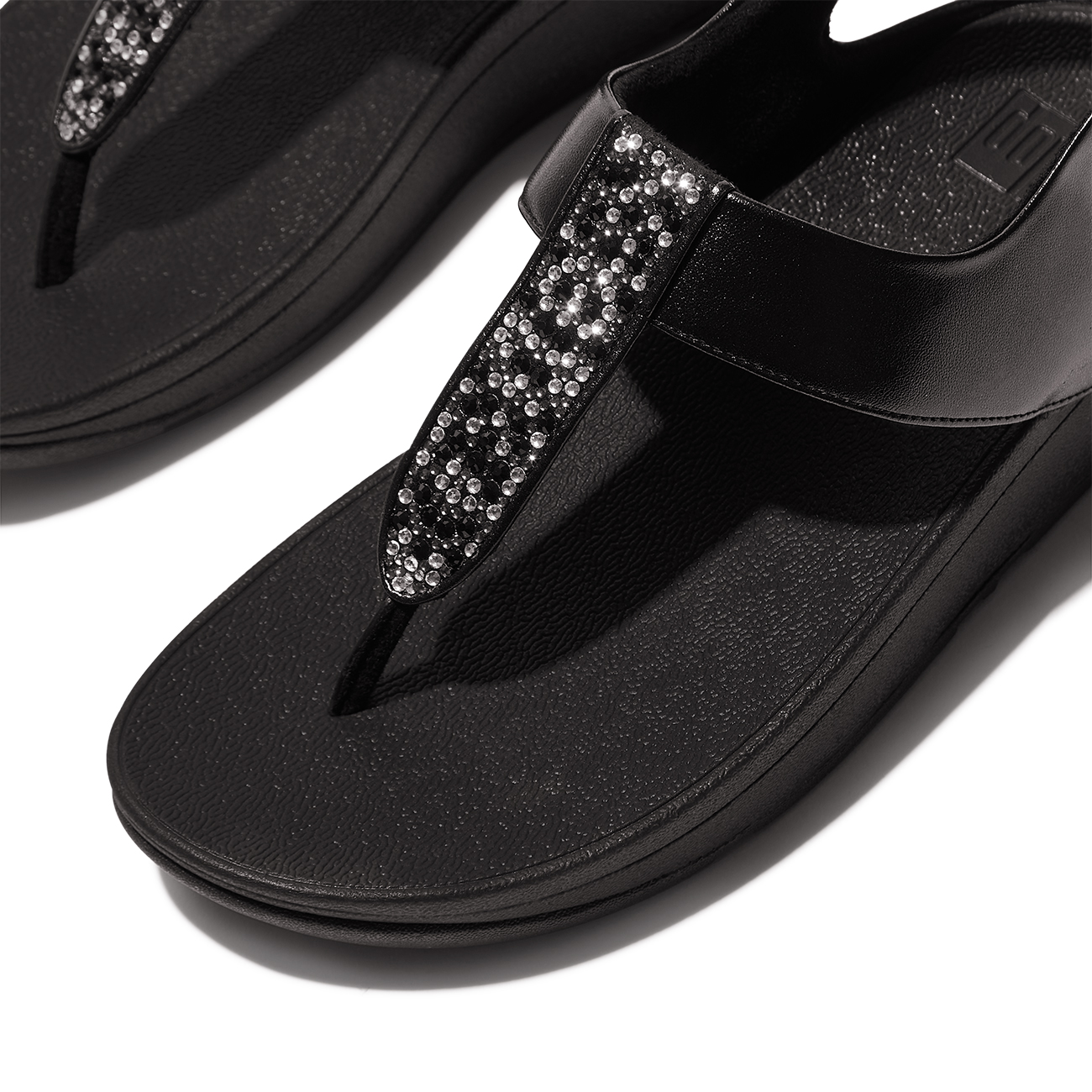 FitFlop Fino Crystal-Mix T-Strap Sandals 3 FitFlop Fino Crystal-Mix T-Strap Sandals - Afbeelding 3