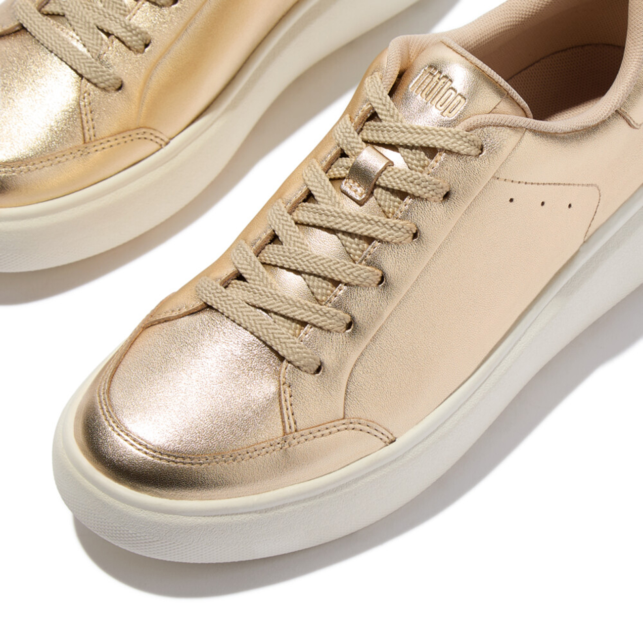FitFlop Rtg Metallic-Leather Sneakers 3 FitFlop Rtg Metallic-Leather Sneakers - Afbeelding 3