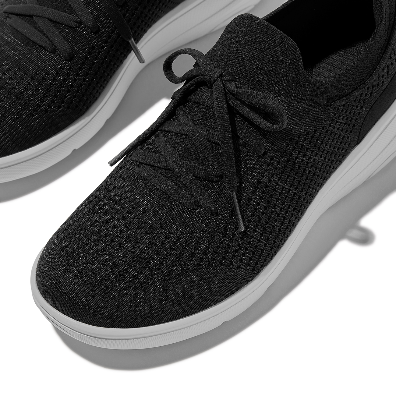 FitFlop Super-Q Knit Slip-On Laced Sneaker 3 FitFlop Super-Q Knit Slip-On Laced Sneaker - Afbeelding 3